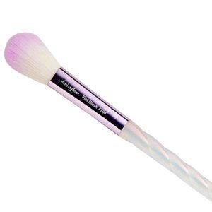 SLMISSGLAM TT04 Flat Blush Brush Iridescent Unicorn Bling Vegan NEW